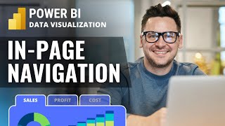 How to create Power BI InPage Navigation with Bookmarks and Buttons [upl. by Tekcirc533]