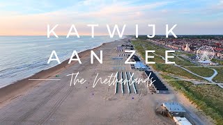 Captivating Aerial View of Katwijk aan Zee The Netherlands in 4K [upl. by Enelaj770]