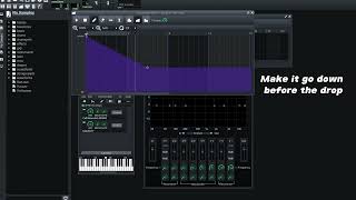 quotBlur effectquot transition before drop tutorial in LMMS [upl. by Ardin664]