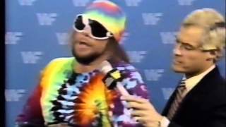 Macho Man Randy Savage Interview 01171987 [upl. by Ennairod]