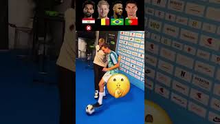 Ronaldo VS Neymar VS Salah VS De Bruyne  Againsts Freestyler😬 [upl. by Rubens]