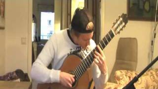 Alfonso Montes  Preludio de Adios Classical Guitar Cover by Jonas Lefvert [upl. by Mayrim]