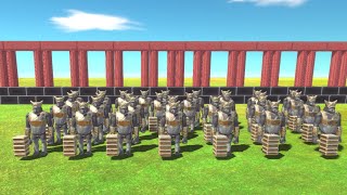 30 GHOR HAMMER VS 30 FACTION ANCIENT HUMANS amp FANTASY  Animal Revolt Battle Simulator [upl. by Aicilyt]