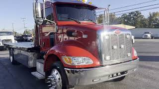 2021 Peterbilt PB 337 Flatbed Rollback Tow Truck [upl. by Hendry]