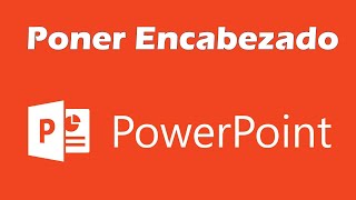 Como poner un encabezado en power point [upl. by Welton]