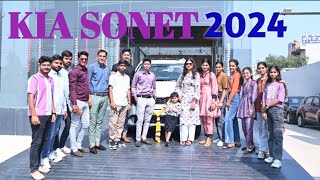 BRAND NEW KIA SONET 2024  NEW CAR Celebration  trending viralvideo kiasonet [upl. by Frants526]