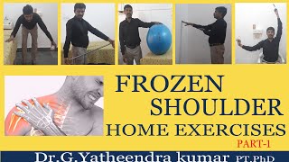 Home exercises for Frozen shoulder  adhesive capsulitis  periarthritis  shoulder pain [upl. by Ytsrik95]