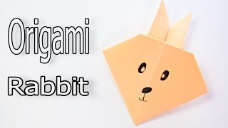 How to make an origami rabbit face [upl. by Ykcim]