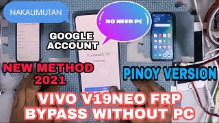 HOW TO BYPASS VIVO V19 NEO FRP WITHOUT PC 2021 [upl. by Malliw]