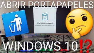 📋💻 Cómo ABRIR el PORTAPAPELES en WINDOWS 10 FÁCIL y RÁPIDO [upl. by Aniras]