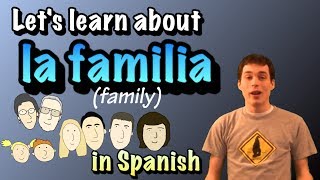 Learn Spanish  Family Members beginner [upl. by Yrojram]