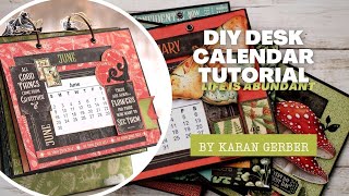 DIY Desk Calendar Tutorial [upl. by Brear]