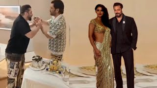 Salman Khan and Disha Patani Dhoni celebrated Birthdaysalman khan dabang entry [upl. by Aurelia]