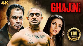 Aamir Khan Superhit Blockbuster Action Thriller Full Movie 4K GHAJINI  Asin Pradeep Rawat Jiah [upl. by Kceb379]