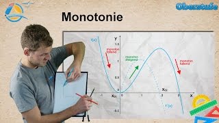 Monotonie  Kurvendiskussion  Oberstufe ★ Wissen [upl. by Jeu952]