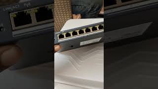 Hikvision giga poe switch install ip camera hikvision cctvcamera [upl. by Aetnahc833]