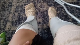 Recovering from knee surgery and secret admirers vlog foryou [upl. by Takken]