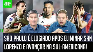 quotO São Paulo ELIMINOU um TIME DIFÍCIL cara E TÁ MOSTRANDO quequot SPFC é ELOGIADO na SulAmericana [upl. by Eatnad628]