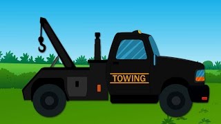 Tow Truck  Learn The Transport [upl. by Mandy213]