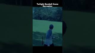 TWILIGHT BASEBALL SCENE RECREATION movie twilight parody baseball recreation shorts [upl. by Keithley112]