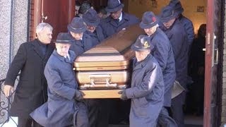 Raw video Funeral of alleged Montreal Mafia boss Vito Rizzuto [upl. by Ttirrej]