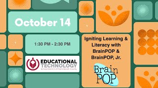 Igniting Learning and Literacy with BrainPOP and BrainPOP Jr [upl. by Horter]