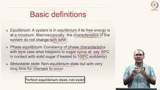 Lecture 28 Part 2  Phase Diagrams Language of Phase Diagrams Types of Binary Phase Alloys [upl. by Hovey]