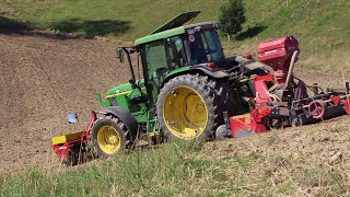 Kombiniert Säen  Hatzenbichler  Pegararo  John Deere 6210 [upl. by Nimrac151]