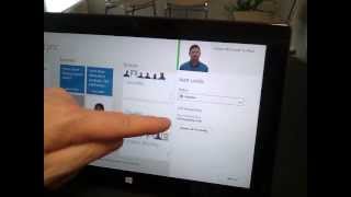 First Impression Review of Lync 2013 Windows Store App [upl. by Durtschi382]