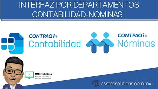 INTERFAZ POR DEPARTAMENTOS CONTABILIDAD  NÓMINAS CONTPAQi [upl. by Abba]