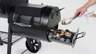 DynaGlo Signature Series DGSS730CBOD Barrel Charcoal Grill Offset Smoker [upl. by Misa]