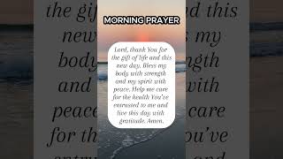 Morning Prayer For Health 🙏🙏  Morning Prayer 14 [upl. by Htiel]