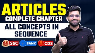 Articles  Complete Chapter  English Grammar For SSC Bank amp CDS  Tarun Grover [upl. by Nerta]