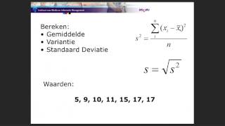 Uitleg standaard deviatie variantie gemiddelde berekenen van een populatie [upl. by Luwana]