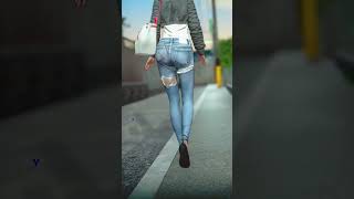 Walking in Back Ripped Remarkable Jeans Honey Select 2 [upl. by Eidak]