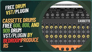 Cassette Drums  FREE 606 808 and 909 Drum VSTPlugin by Bedroom Producers CassetteDrums bpbblog [upl. by Nilyam]