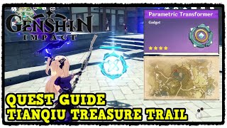 Genshin Impact Tianqiu Treasure Trail Quest Guide amp Parametric Transformer Gadget Quest Guide [upl. by Elspeth]