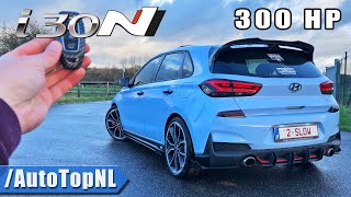 300HP Hyundai i30 N REVIEW on AUTOBAHN NO SPEED LIMIT by AutoTopNL [upl. by Auod]