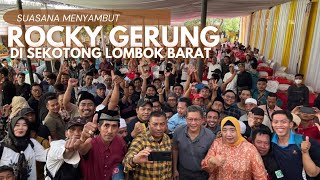 Suasana Detik Detik Kedatangan Rocky Gerung Di Gedeng Sekotong Lombok Barat 2024 [upl. by Ynad701]