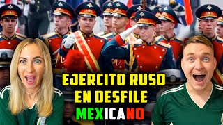 🇲🇽SOLDADOS RUSOS MARCHAN en el DESFILE MILITAR MEXICANO 2023  REACCIÓN a RUSIA y MÉXICO ALIANZA [upl. by Annayrb]