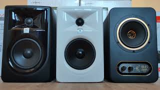 Tannoy Gold 5 vs JBL 305P MKII [upl. by Ydoj]