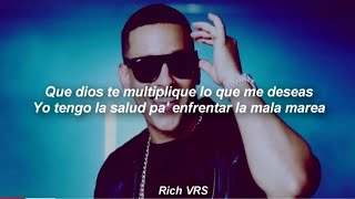 Daddy Yankee  Salud y Vida Con Letra [upl. by Moser]