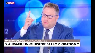 Mathieu BockCôté  Immigration massive  Lislamisation de la France est rendue très avancée [upl. by Nneb]