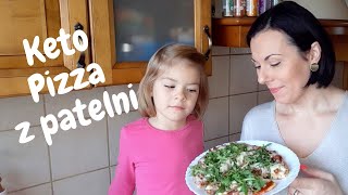 Keto Pizza z Patelni  Serowa Smaczna i Szybka  Aneta Florczyk [upl. by Nivalc474]