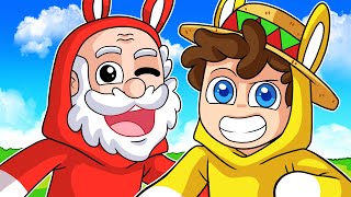 ¡Nos CONVERTIMOS en CONEJOS 😂🐰🥕 SILVIOGAMER en SUPER BUNNY MAN [upl. by Nicholl372]