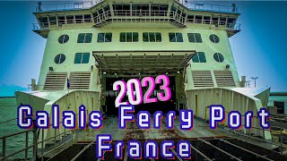 Calais France to Dover UK DFDS Seaways Ferry Crossing January 2023 [upl. by Gayleen]