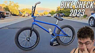 DENDENBMX BIKE CHECK 2023 3 year old Sunday Frame  Odyssey Demolition Gsport and Cinema parts [upl. by Litnahc]