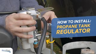 How to install a RV Propane Regulator with RecPro  Easy 5 Minute DIY [upl. by Isidore705]