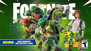 All TMNT FORTNITE Skins incl LEGO Emotes and Items [upl. by Race]