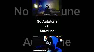 Boywithuke Toxic No Autotune vs Autotune shorts [upl. by Snahc]